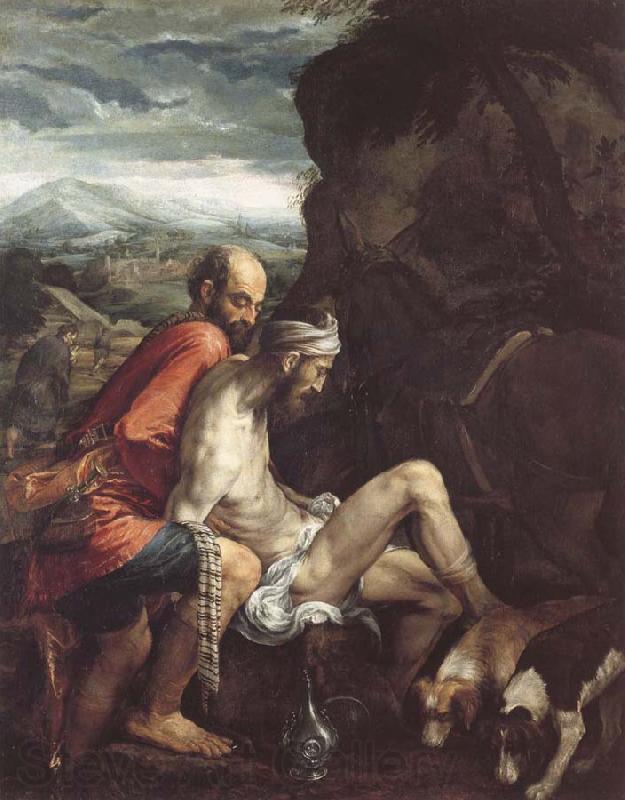 Jacopo Bassano The good Samaritan Norge oil painting art